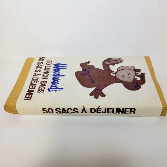 Woodward’s Vintage Department Store Lunch Bags Paper Advertising Approx 38 Read - Picture 3 of 7